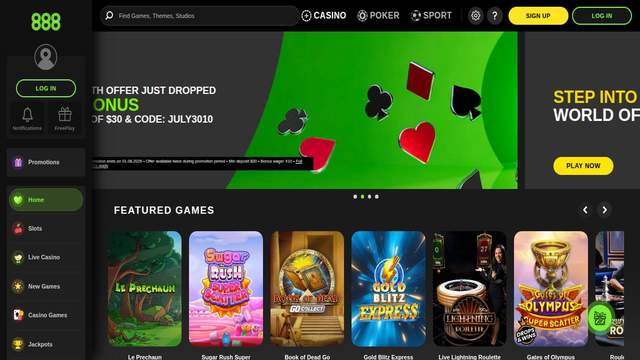 888casino casino screenshot